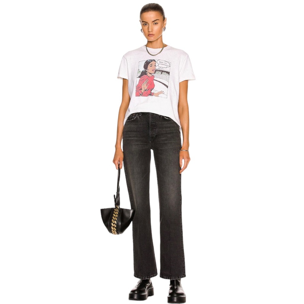 RE/DONE 70s Bootcut Jeans Barely Worn Black High Rise Size 29